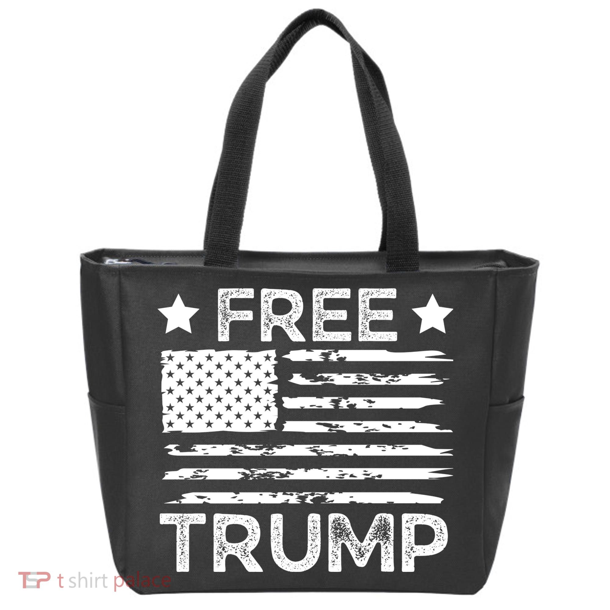 Free Donald Trump Republican Support  Tote Bag
