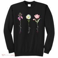 Foxglove Daisy Tulip Floral Sweatshirt thumb 0