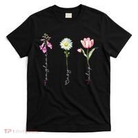 Foxglove Daisy Tulip Floral T-Shirt thumb 0
