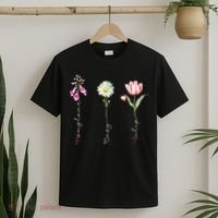 Foxglove Daisy Tulip Floral T-Shirt thumb 2