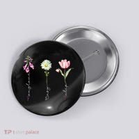 Foxglove Daisy Tulip Floral Button thumb 0