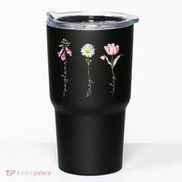 Foxglove Daisy Tulip Floral Tumbler thumb 0