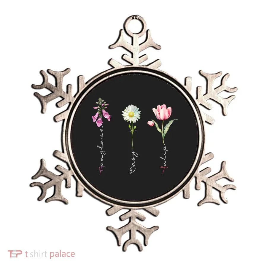Foxglove Daisy Tulip Floral Ornament