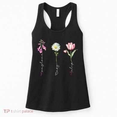 Foxglove Daisy Tulip Floral Women's Tank Top