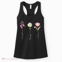 Foxglove Daisy Tulip Floral Women's Tank Top thumb 0
