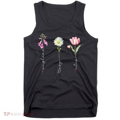 Foxglove Daisy Tulip Floral Tank Top