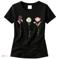 Foxglove Daisy Tulip Floral Women's T-Shirt thumb 0