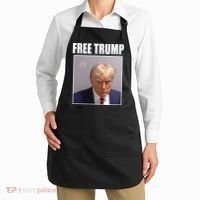 Free Donald Trump Mugshot Election Apron thumb 2