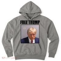 Free Donald Trump Mugshot Election Hoodie thumb 0