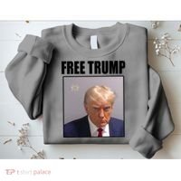 Free Donald Trump Mugshot Election Sweatshirt thumb 2