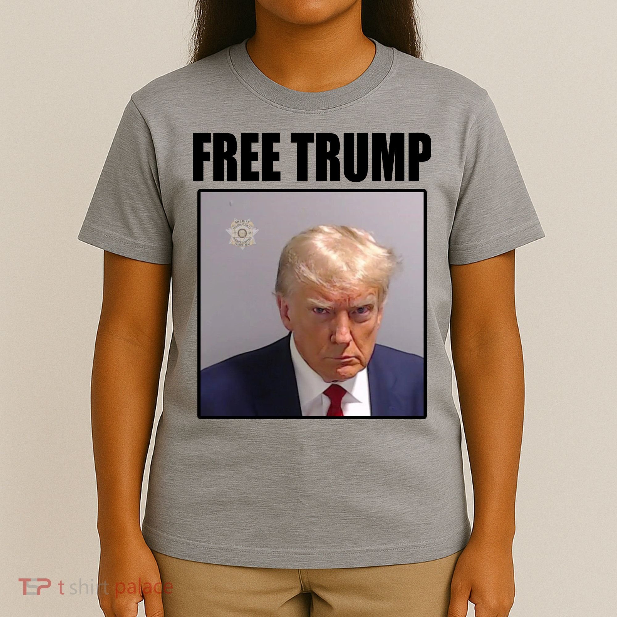 Free Donald Trump Mugshot Election T-Shirt