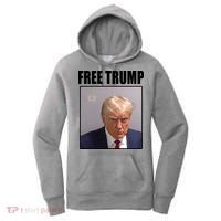 Free Donald Trump Mugshot Election Women's Hoodie thumb 0