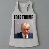 Free Donald Trump Mugshot Election Women's Tank Top thumb 3