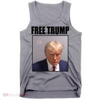 Free Donald Trump Mugshot Election Tank Top thumb 0