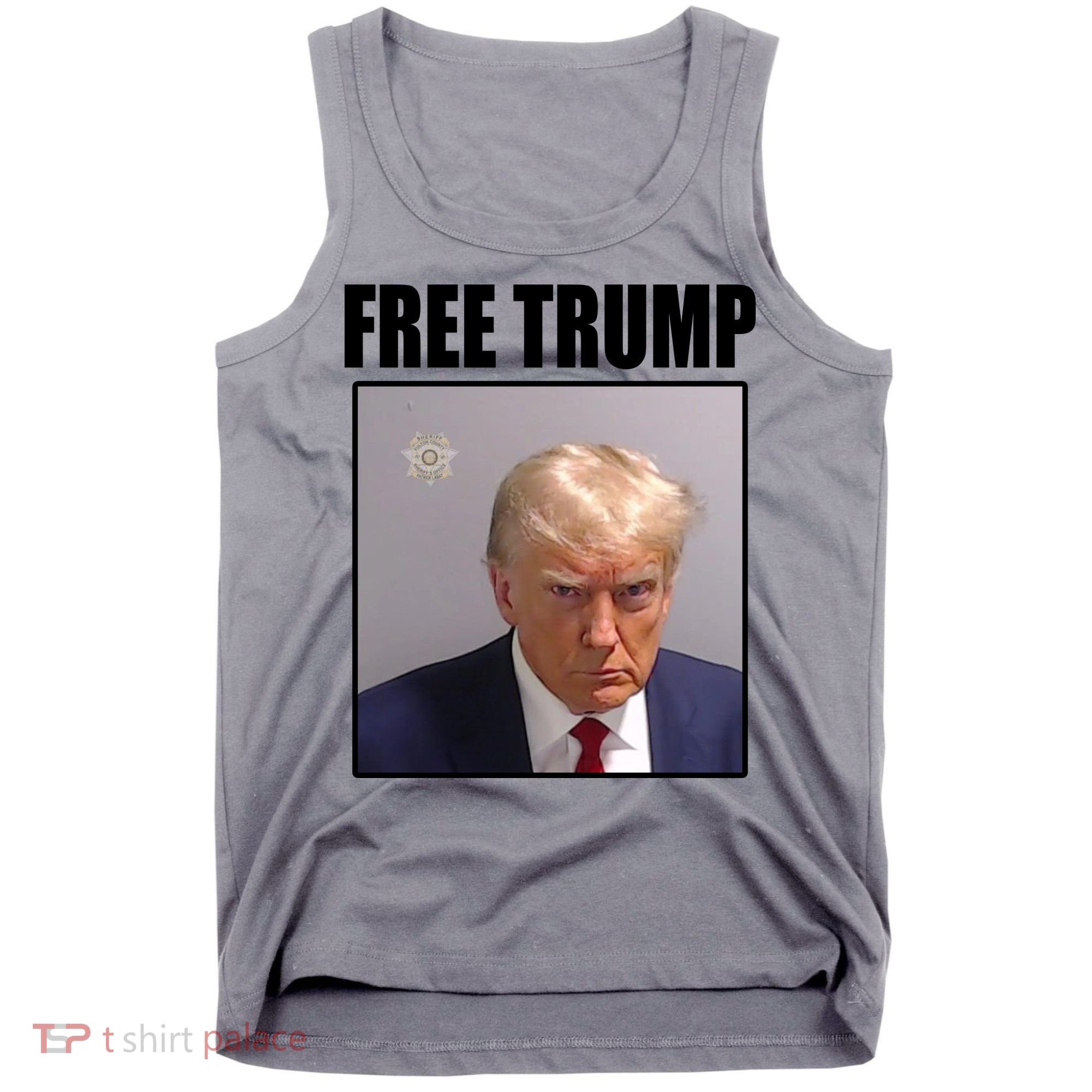 Free Donald Trump Mugshot Election Tank Top