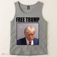 Free Donald Trump Mugshot Election Tank Top thumb 2