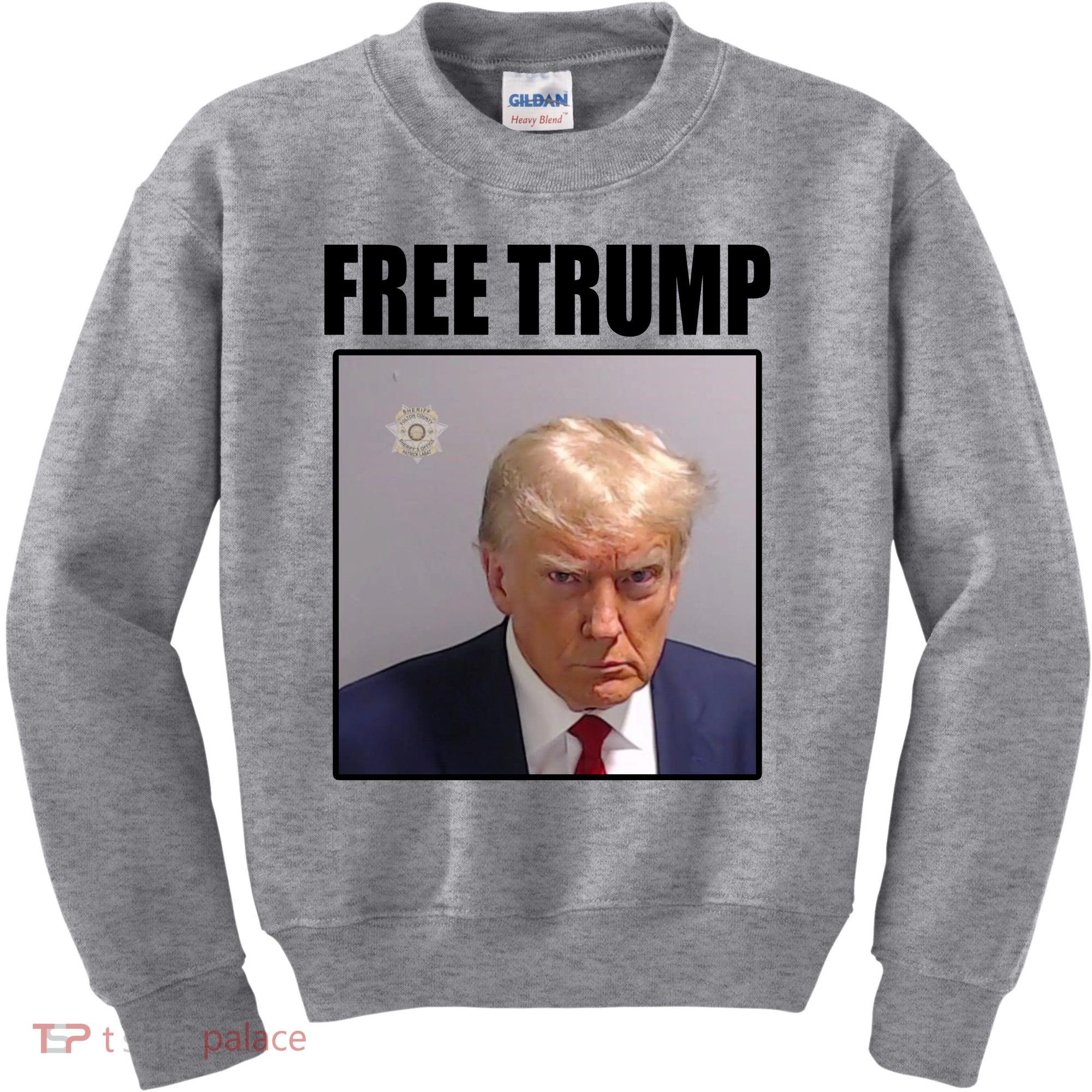 Free Donald Trump Mugshot Election Kids Sweatshirt