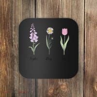 FOXGLOVE DAISY TULIP Floral Nature Apparel for Flower Coaster thumb 0