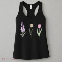 FOXGLOVE DAISY TULIP Floral Nature Apparel for Flower Women's Tank Top thumb 3