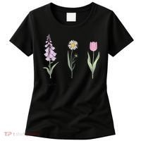 FOXGLOVE DAISY TULIP Floral Nature Apparel for Flower Women's T-Shirt thumb 0