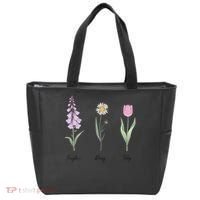 FOXGLOVE DAISY TULIP Floral Nature Apparel for Flower Tote Bag thumb 0