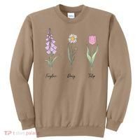 FOXGLOVE DAISY TULIP Floral Nature Apparel for Flower Sweatshirt thumb 0