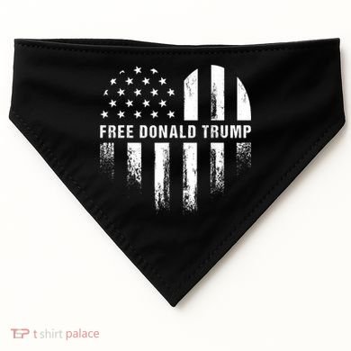 Free Donald Trump Republican Support USA-Made Doggie Bandana