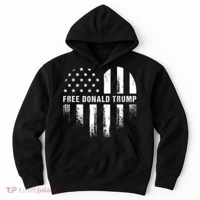 Free Donald Trump Republican Support Hoodie