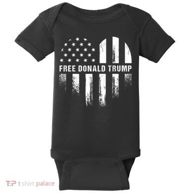 Free Donald Trump Republican Support Baby Bodysuit