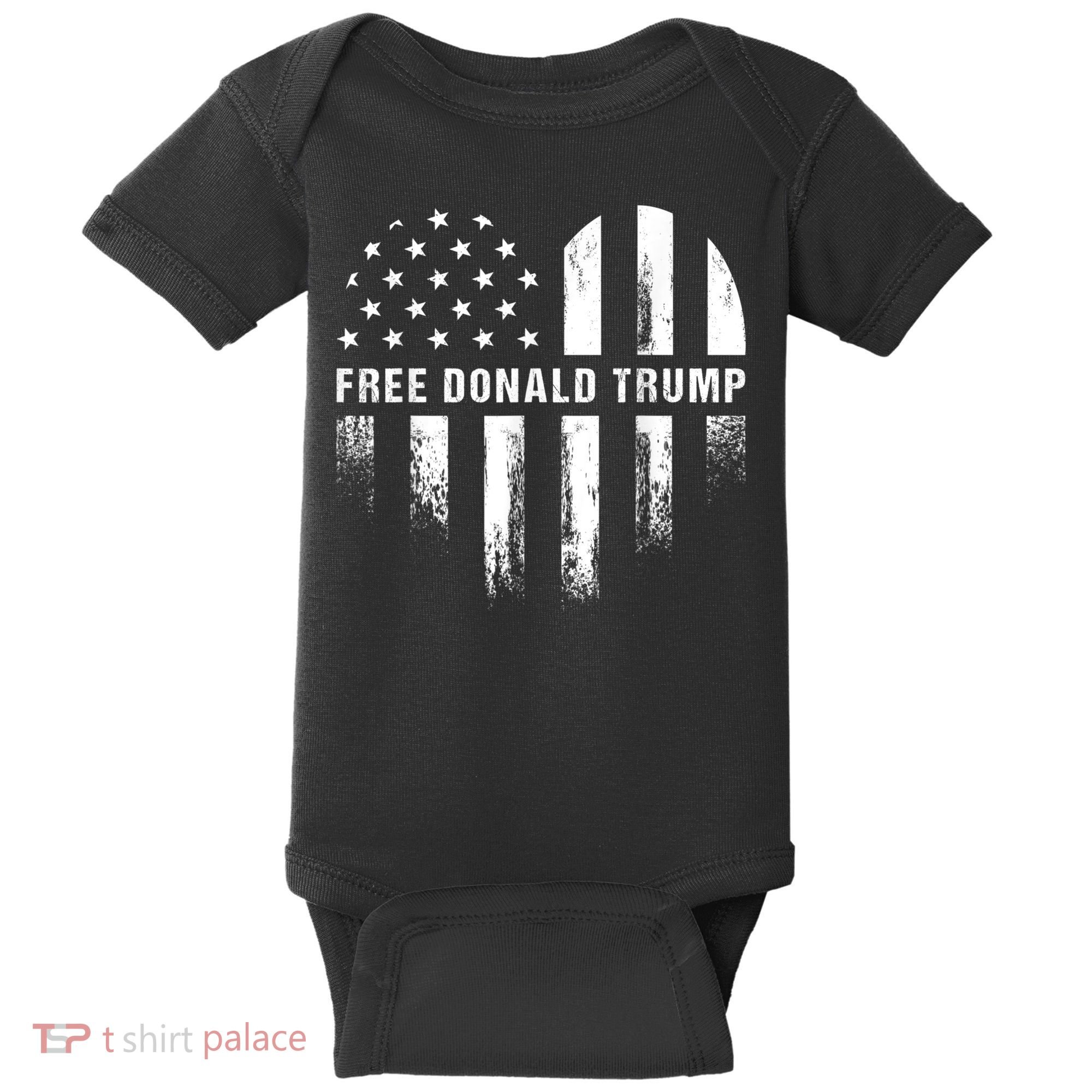 Free Donald Trump Republican Support Baby Bodysuit