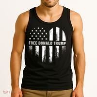 Free Donald Trump Republican Support Tank Top thumb 3