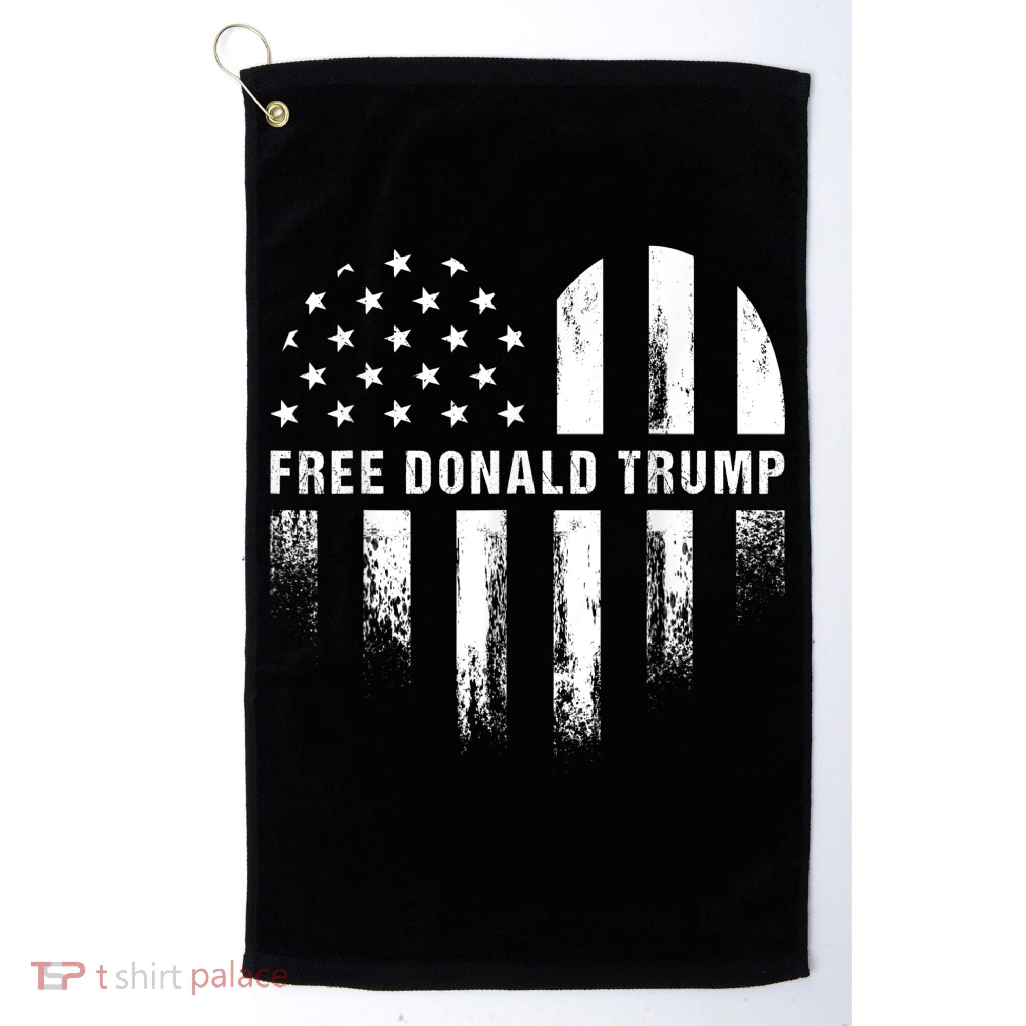 Free Donald Trump Republican Support Golf Towel