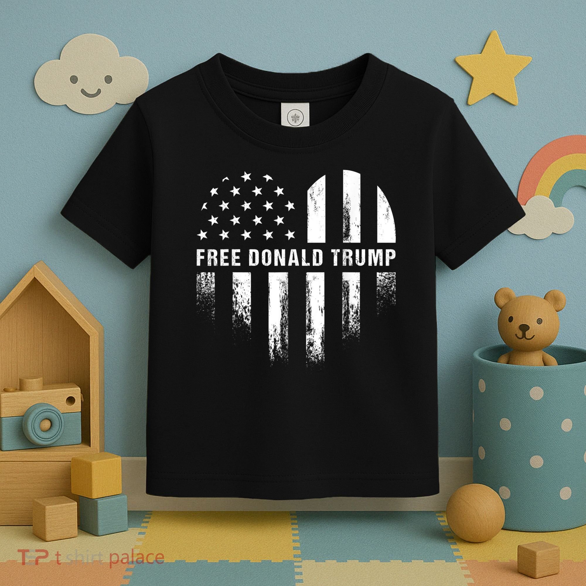 Free Donald Trump Republican Support Toddler T-Shirt