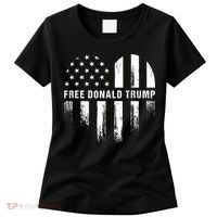 Free Donald Trump Republican Support Women's T-Shirt thumb 0