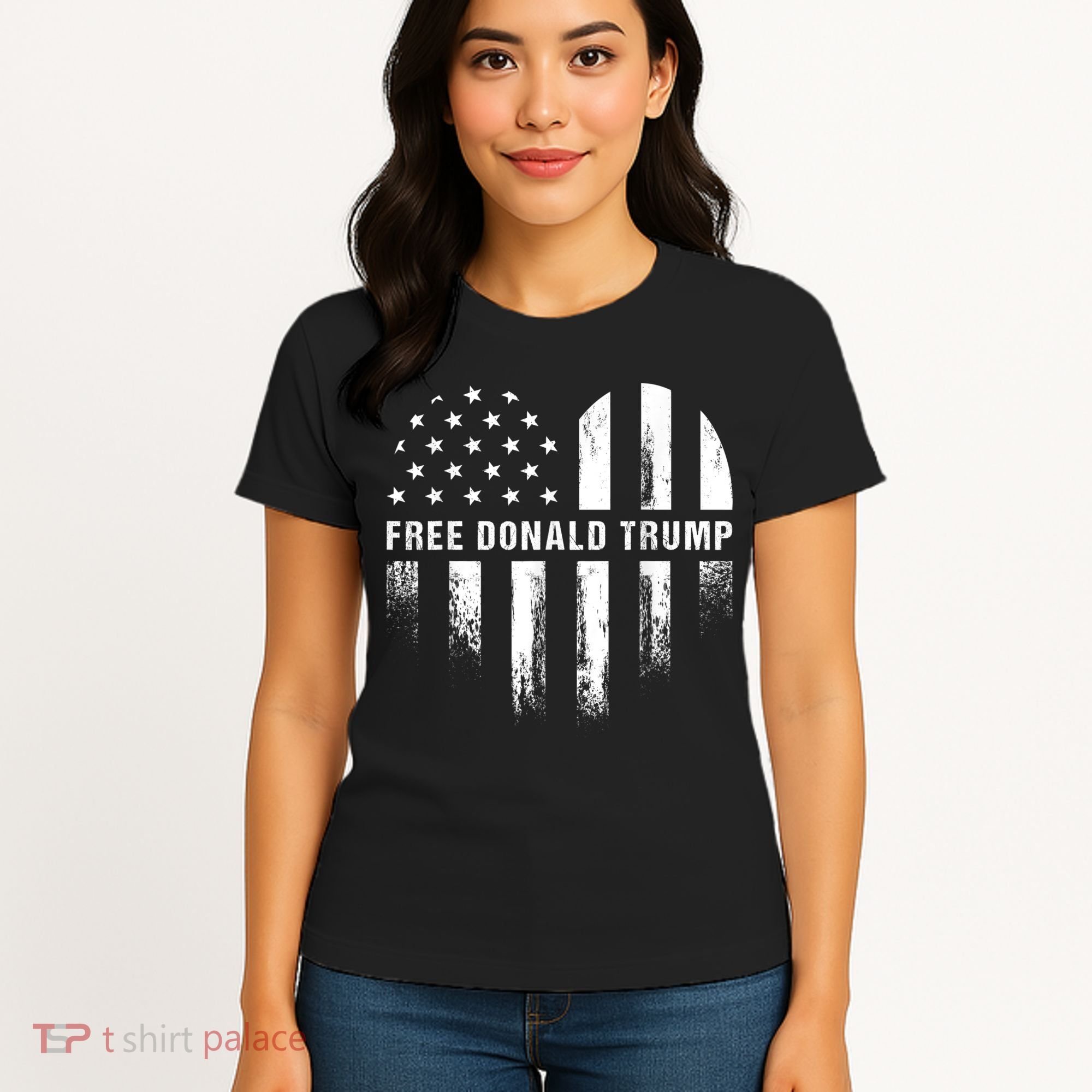 Free Donald Trump Republican Support Women's T-Shirt