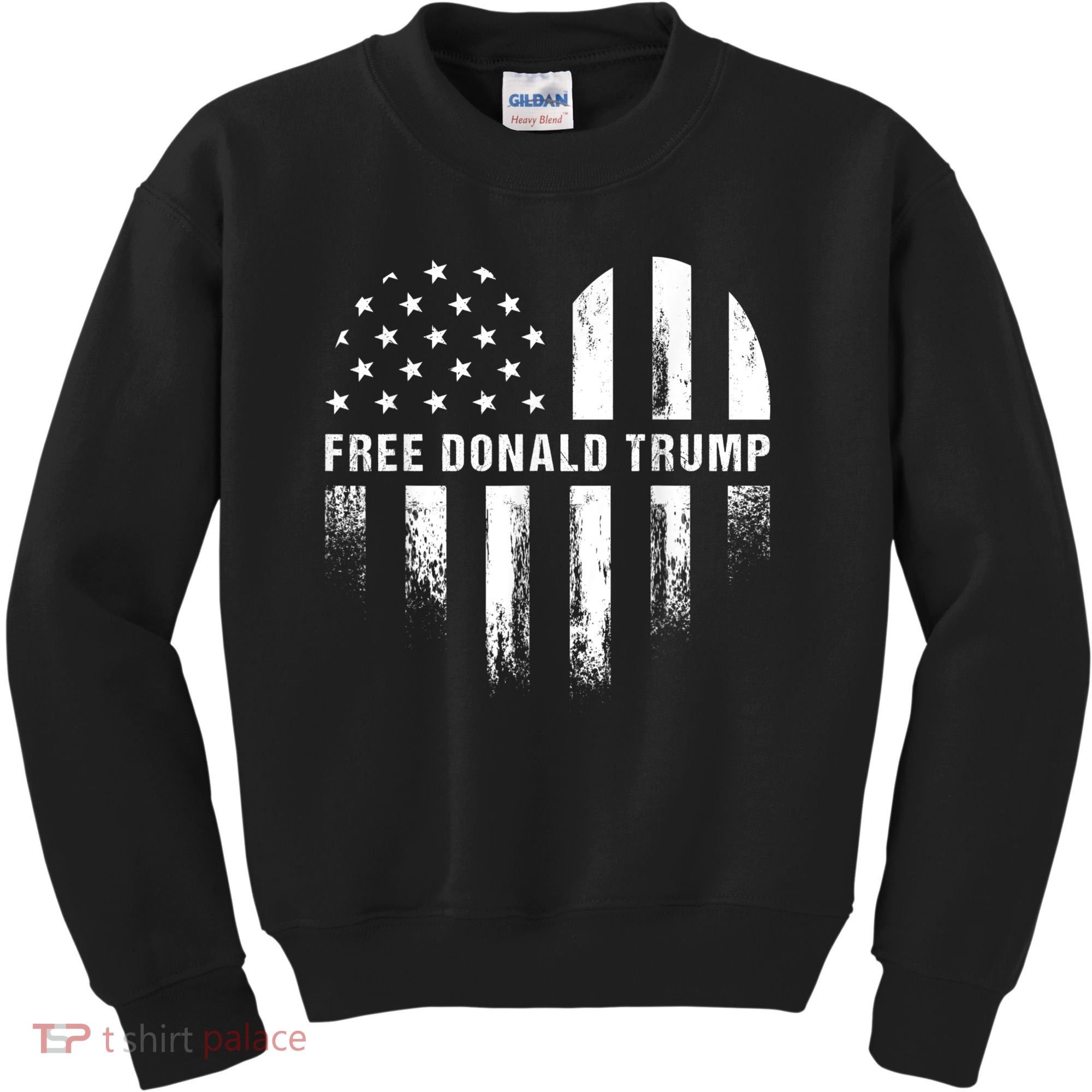 Free Donald Trump Republican Support Kids Sweatshirt
