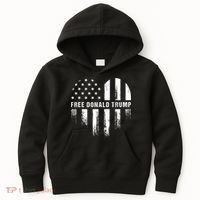 Free Donald Trump Republican Support Kids Hoodie thumb 0