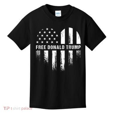 Free Donald Trump Republican Support Kids T-Shirt