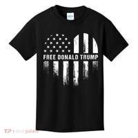 Free Donald Trump Republican Support Kids T-Shirt thumb 0
