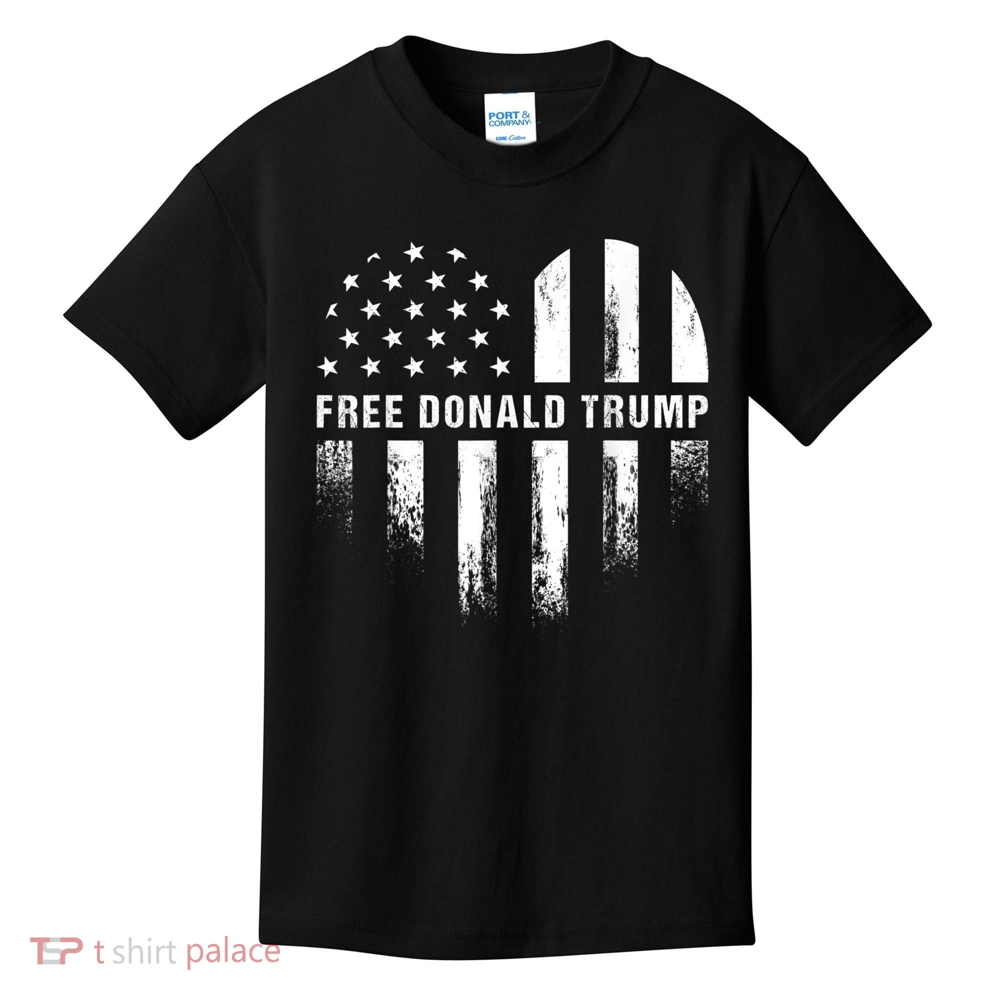 Free Donald Trump Republican Support Kids T-Shirt
