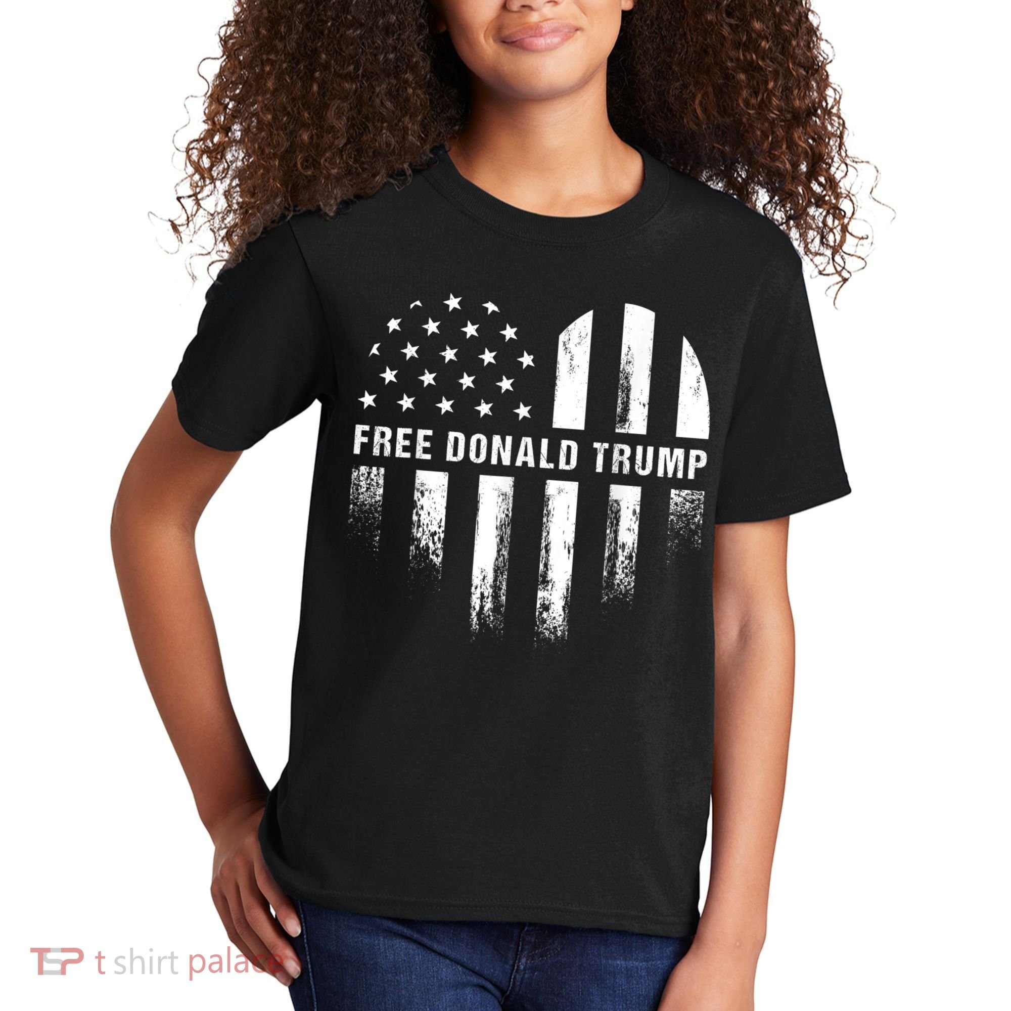 Free Donald Trump Republican Support Kids T-Shirt