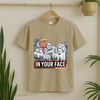 Funny Donald Trump Added To Mt. Rushmore In Your Face T-Shirt thumb 2