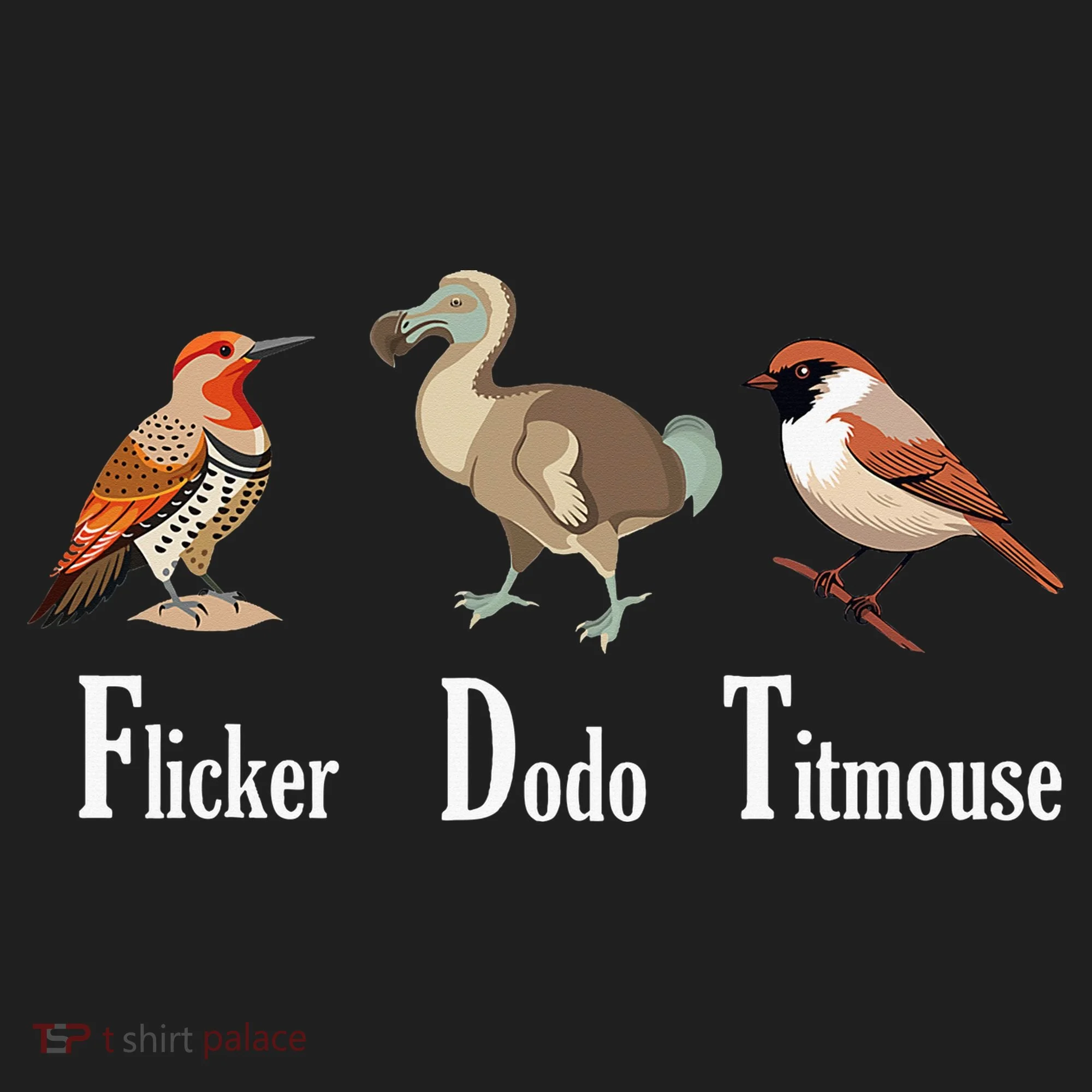 Flicker Dodo Titmouse Funny Women's Sweatshirt