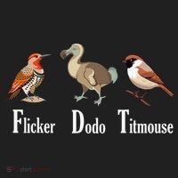 Flicker Dodo Titmouse Funny Beanie thumb 2