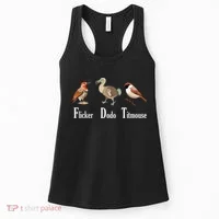 Flicker Dodo Titmouse Funny Women's Tank Top thumb 0