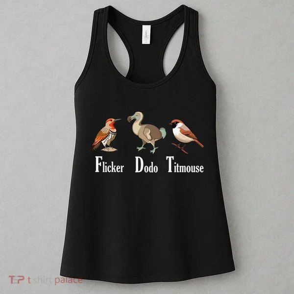 Flicker Dodo Titmouse Funny Women's Tank Top