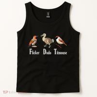 Flicker Dodo Titmouse Funny Tank Top thumb 2