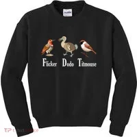 Flicker Dodo Titmouse Funny Kids Sweatshirt thumb 0