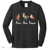 Flicker Dodo Titmouse Funny Kids Long Sleeve Shirt thumb 0