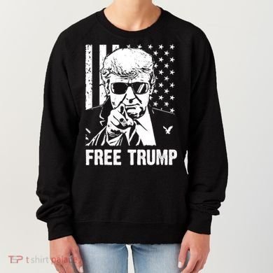 Free Donald Trump Republican Support Women's Sweatshirt